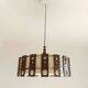 Suspension scandinave teck et tissu vers 1960
