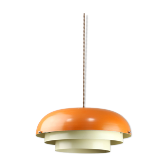 Mid-century Danish Metal Cascade Pendant Lamp