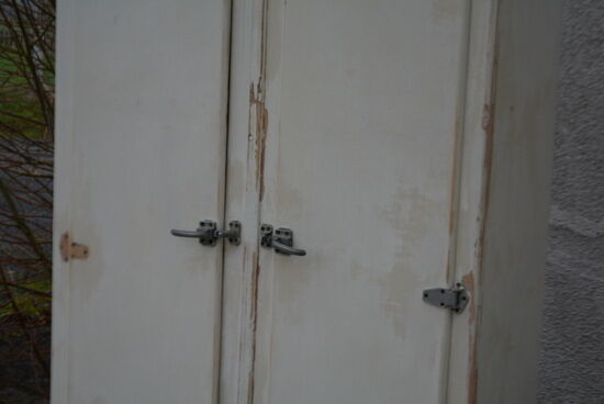 Parisian-style patinated wardrobe