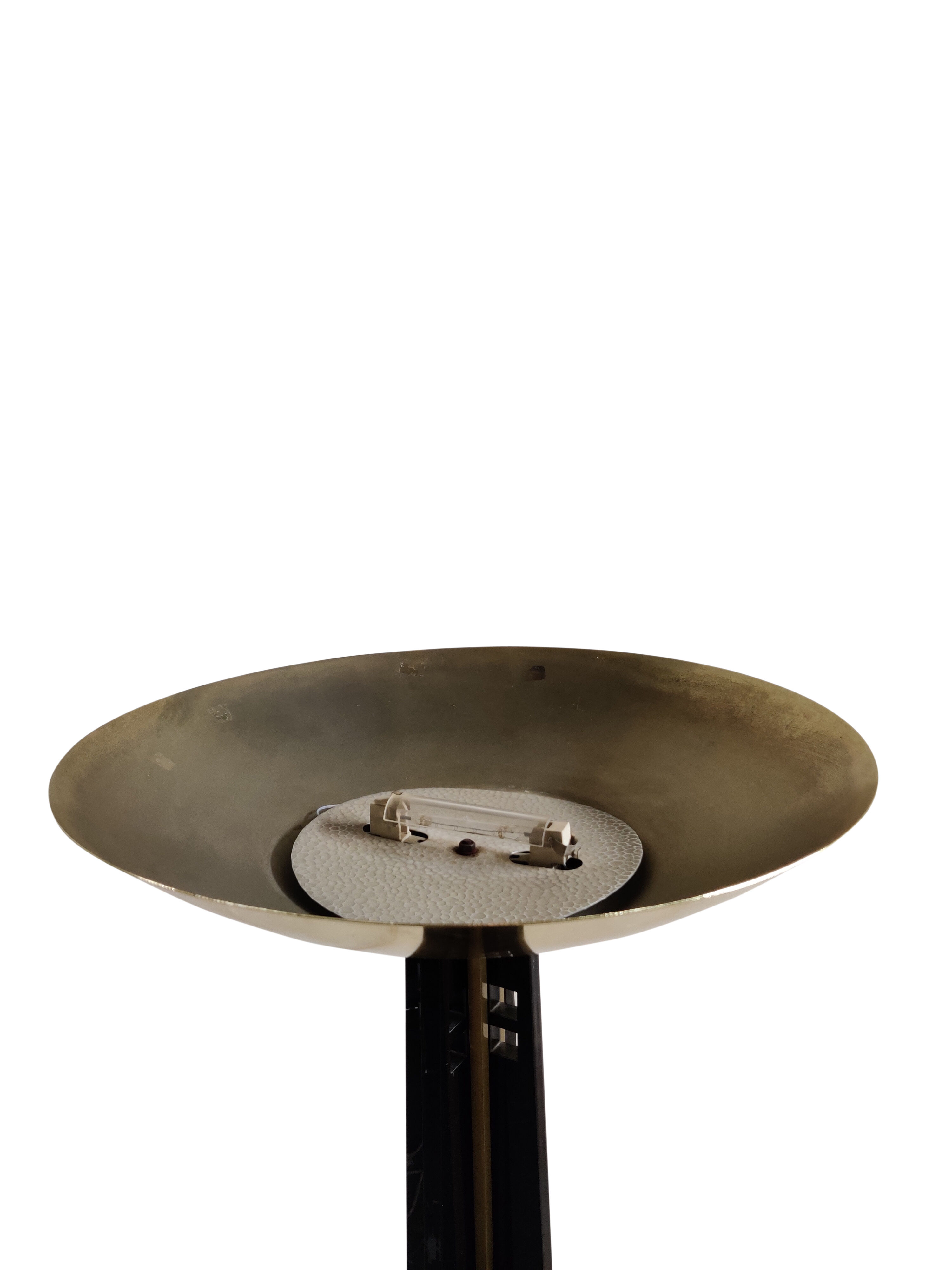 Lampadaire en laiton années 80