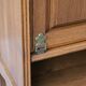 Guillerme et Chambron oak mid-century french cabinet sideboard