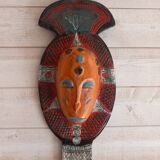 Colorful wooden tribal mask