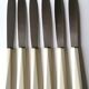 6 stainless blade bakelite knives