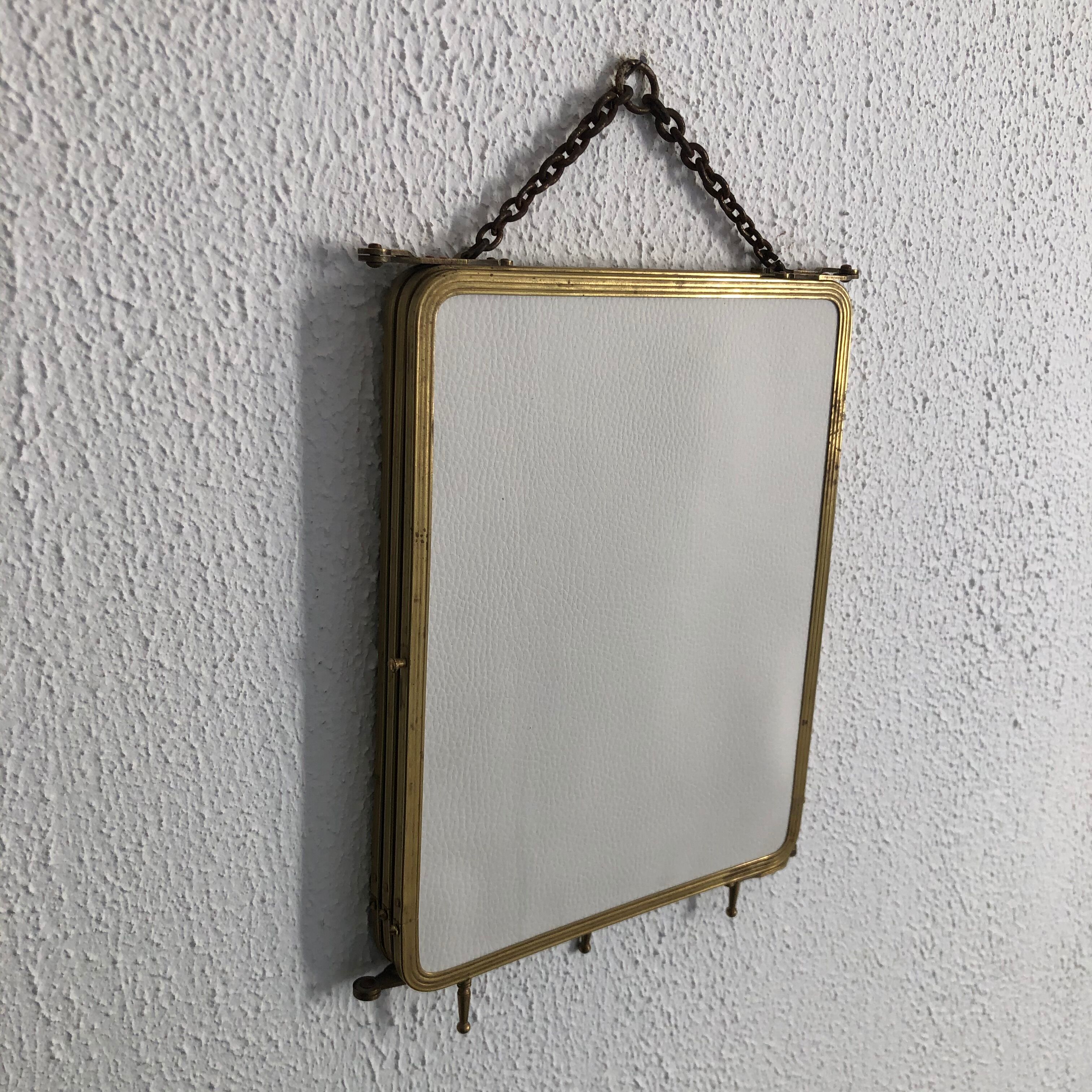 Triptych mirror SGDG vintage, 1920s