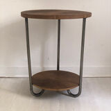 Vintage pedestal table 50's
