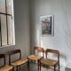 Model 75 straw chairs Niels O. Moller 1950