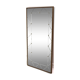 Miroir scandinave en teck et en métal, Suède, 1960, 122x62cm