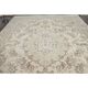 1970s Vintage Persian Handmade Wool Cotton Orange Area Rug 290x372