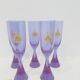 5 Orientalist champagne coupes, circa 1970