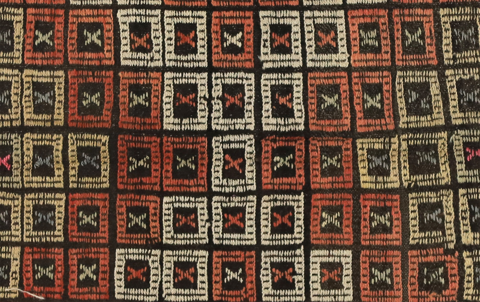 Anatolian handmade kilim rug 207 cm x 153 cm