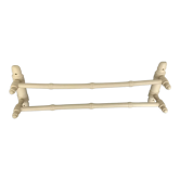Vintage wooden towel rack bamboo style