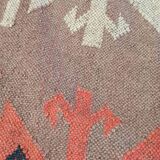 Kilim rug in jute and cotton. 125cm x 195cm