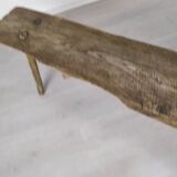 Rustic farm bench