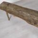 Rustic farm bench
