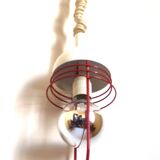 White and red 60s rise and fall suspension