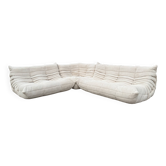 Original ligne roset togo set 3z, 2z + corner beige corduroy in new condition!!