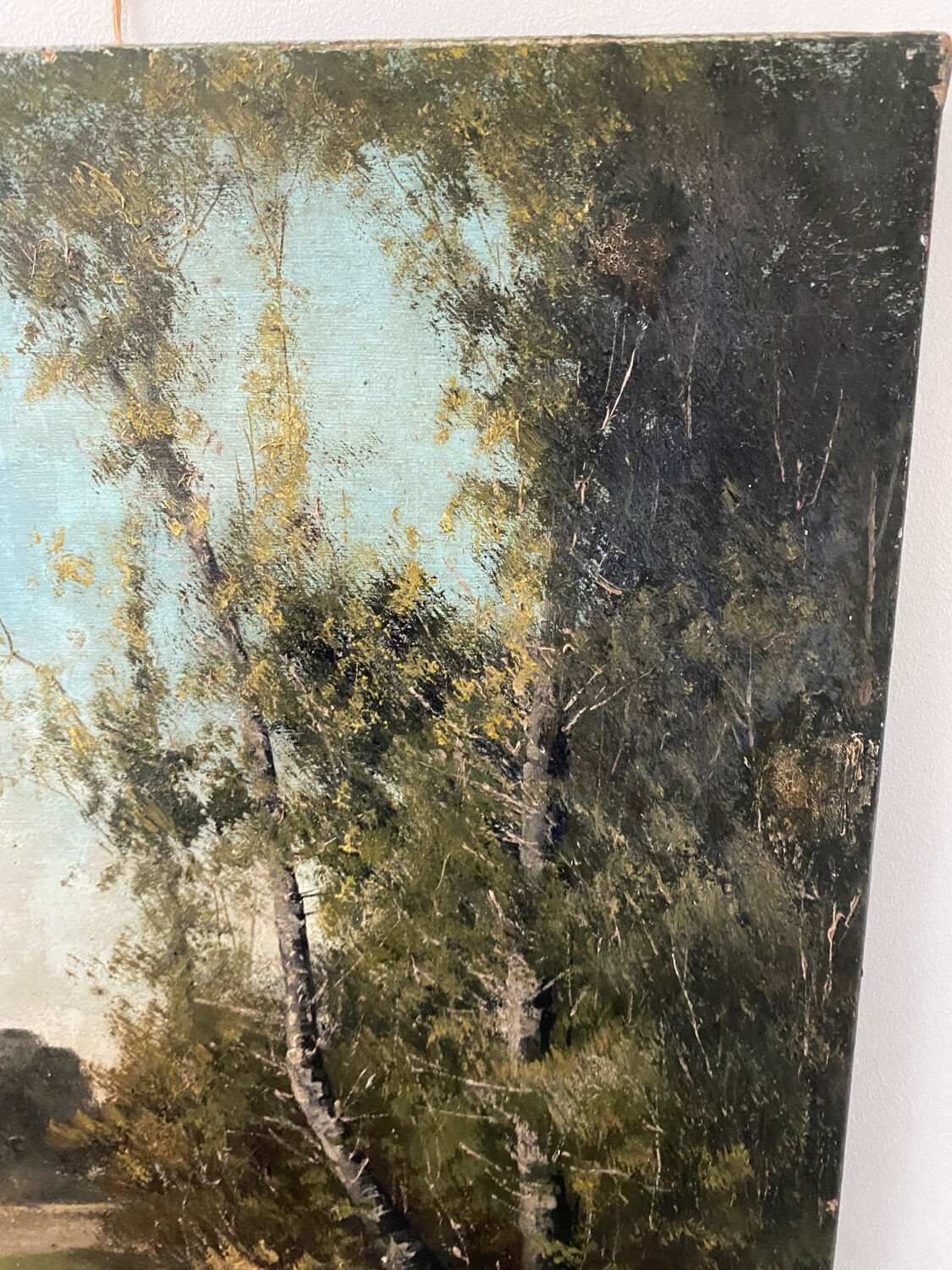 Oil painting painting
