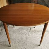 Table with vintage extension cord