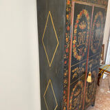 Painted nineteenth century cabinet