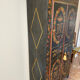 Painted nineteenth century cabinet
