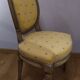 Chaise à dossier médaillon Louis XVI