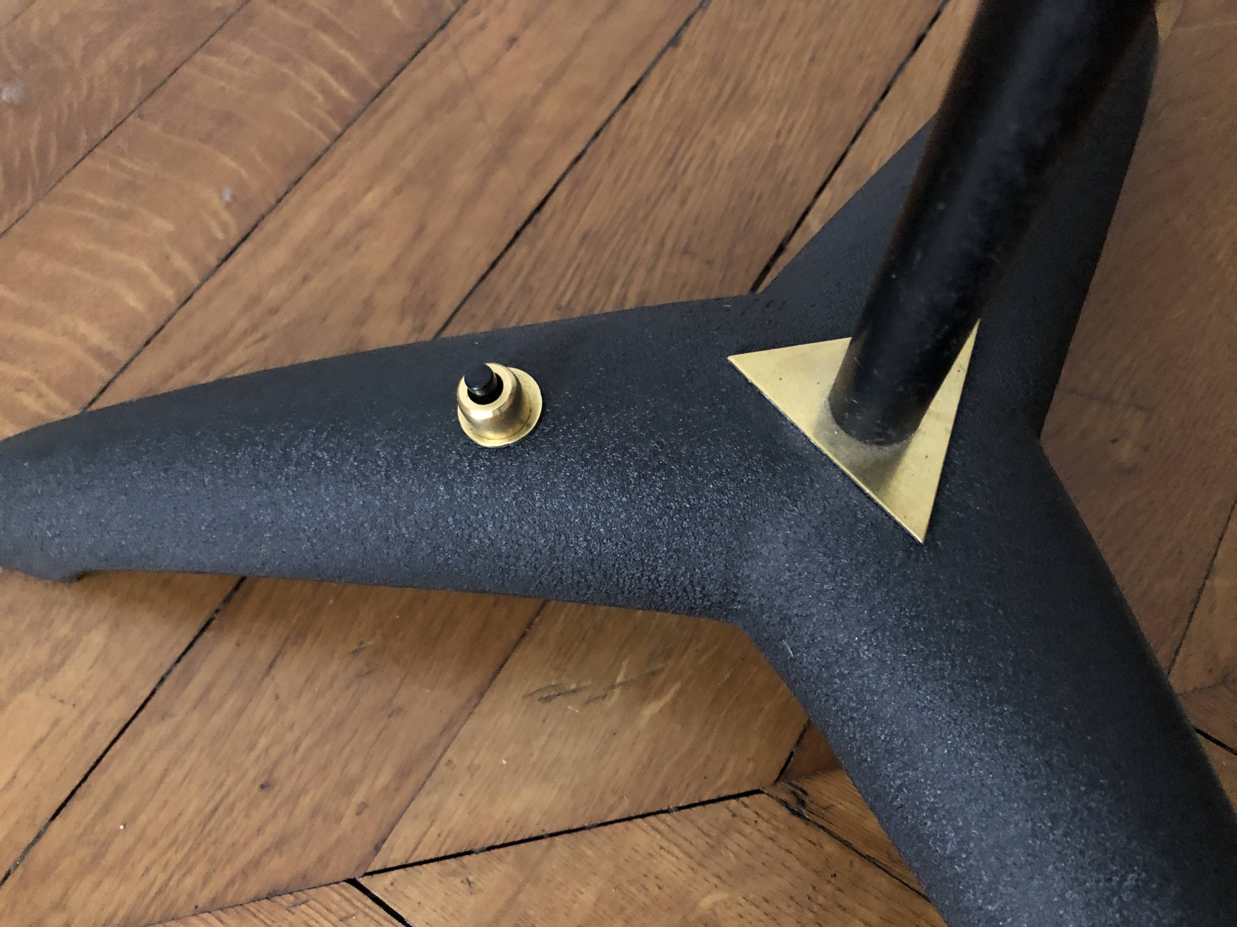 1960s tripod floor lamp with 4 lights