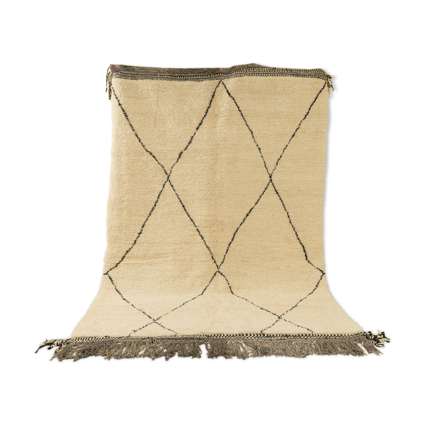 Traditional beni, berber rug, 210 x 320