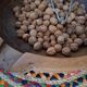 Large antique wooden bowl