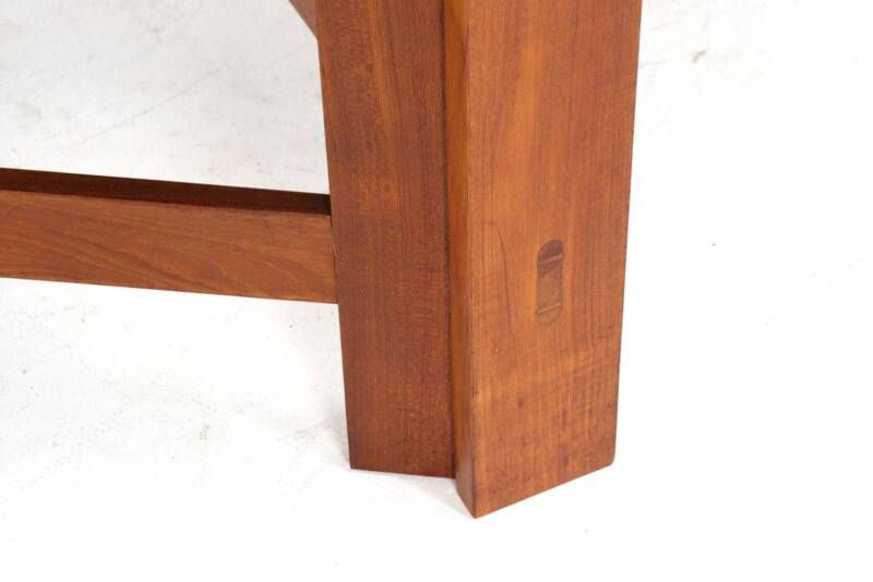 Table de salle à manger pliante en teck danois « Skovlund » - style moderne du milieu du siècle