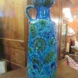 Vase bleu West Germany