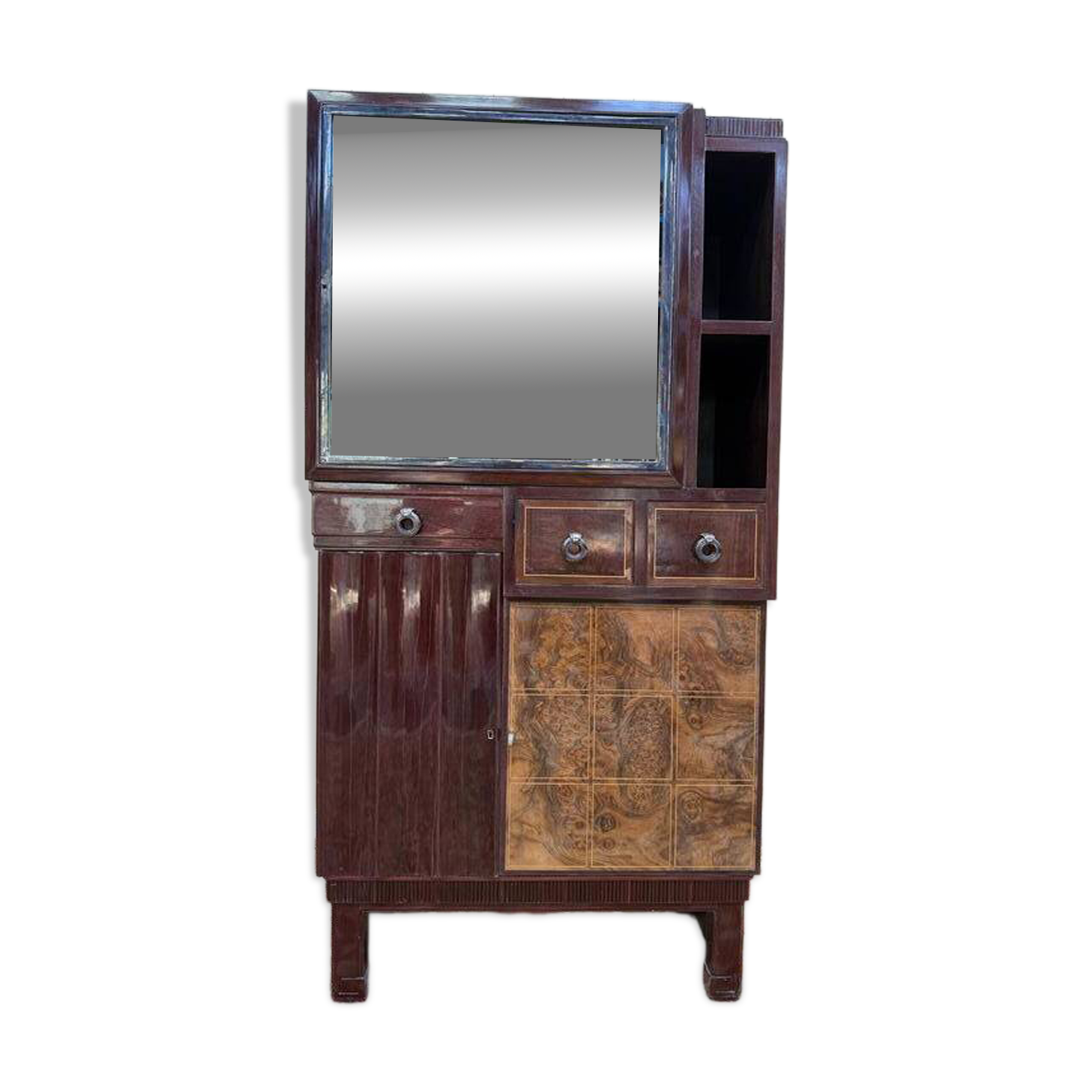 Petite armoire - buffet - vitrine époque Art Déco