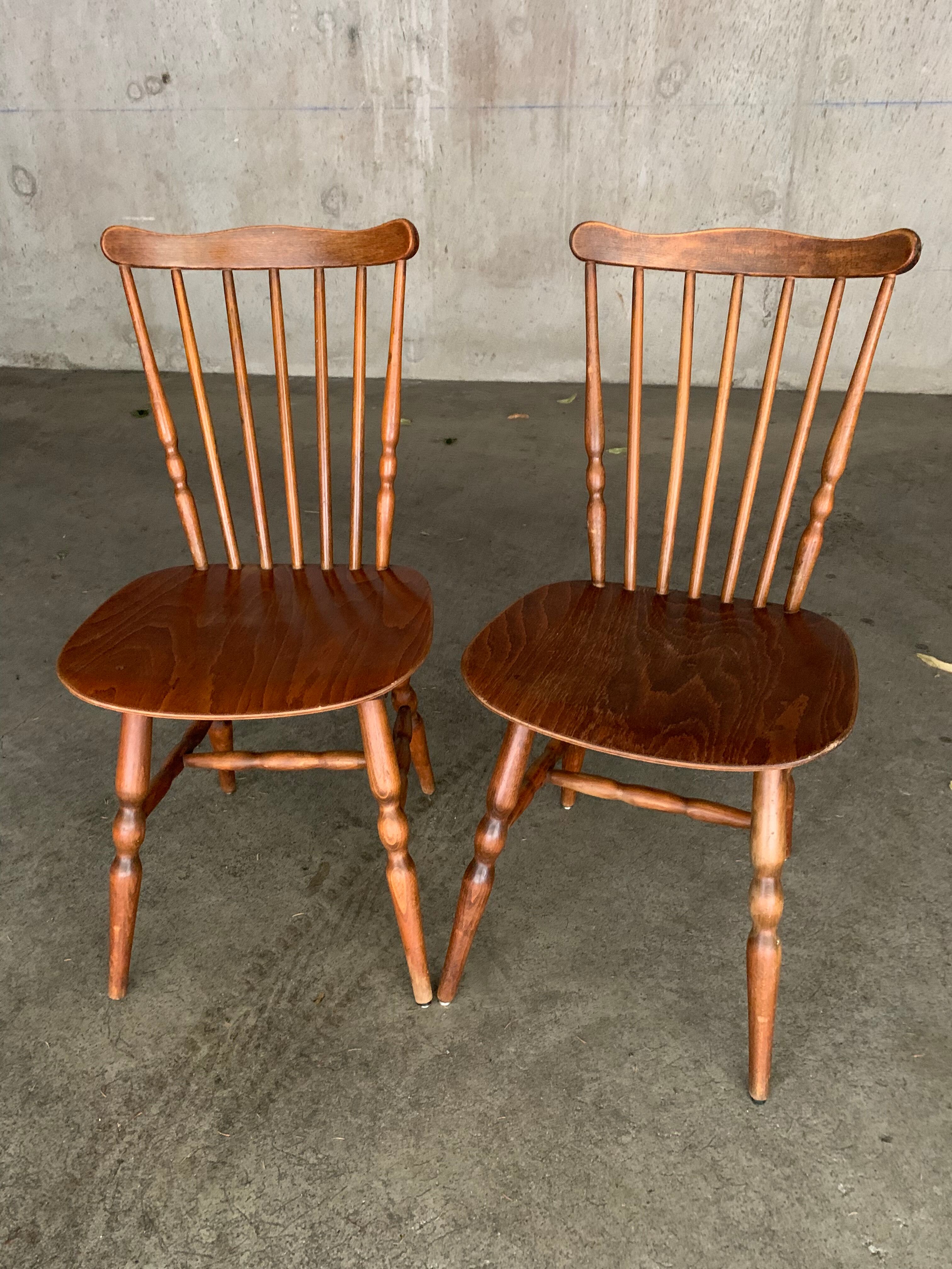 Pair of Baumann Tacoma bistro chairs