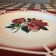 Vintage Cibon Digoin Sarreguemines France Decorative Plate with Rose M