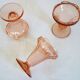 6 vintage Rosaline Luminarc fruit bowls