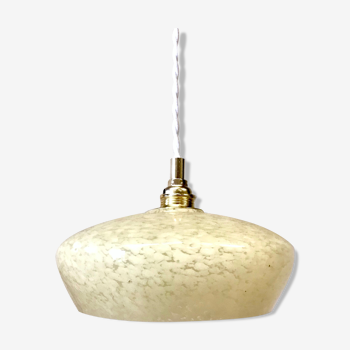 Yellow Clichy glass suspension