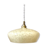 Yellow Clichy glass suspension