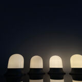 Set of 4 lamps artemide, italy 1970s