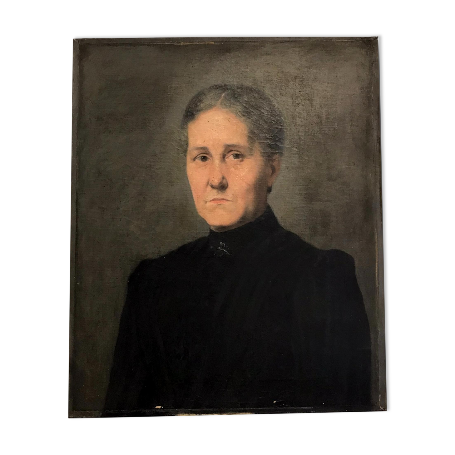 Portrait oil on canvas - h 65cm x w 54cm