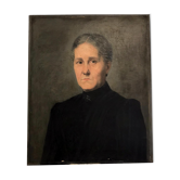 Portrait oil on canvas - h 65cm x w 54cm