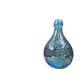 Vintage Italian aqua blue carafe "Fruit Juice", relief glass Casadis Milano