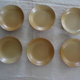 6 hollow plates cap Grès Village CNP France