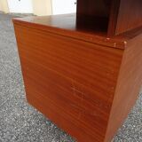 Vintage wood metal desk from the 60s