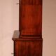 small two-body solid mahogany desk from the early 19th century with writing surface