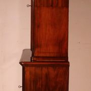 Petit deux corps en acajou massif du début du 19° siècle avec écritoire