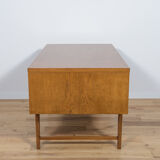 Mid-century freestanding oak desk, 1960s