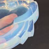 Ashtray, "Sabino" pocket emptier in opalescent glass - Noisy le Sec - 1920