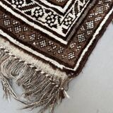 Vintage Persian Luri Gabbeh Rug 245x138 cm medium, shabby chic Red