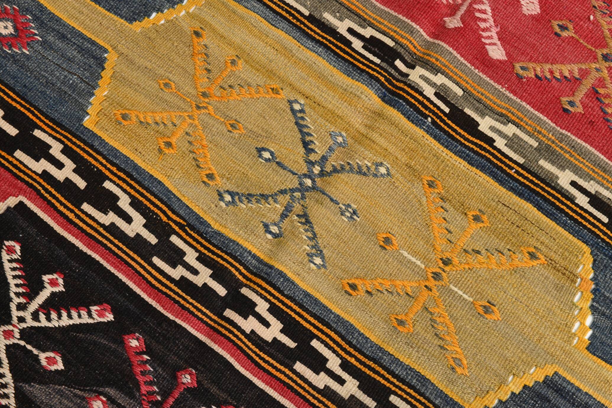 172x264Cm Cinnamon Red Kilim Rug, Large Area Rug, Turkish Bohem Rug,