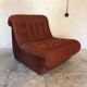 Vintage chair upholstered in corduroy