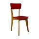 Chaise vintage rouge